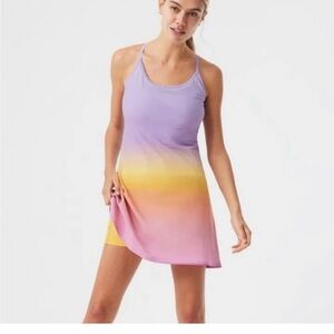 Outdoor Voices Exercise Dress Multi Ombré